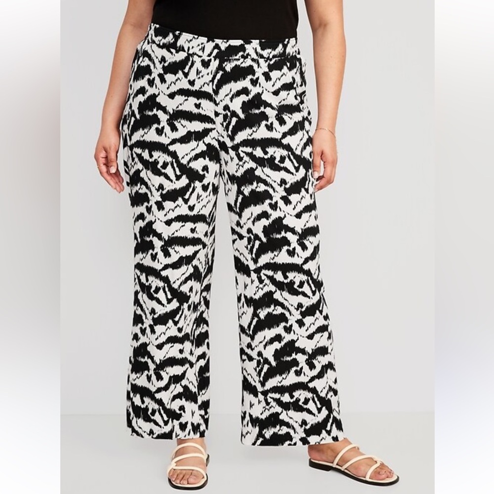 Old Navy High-Waisted Playa Soft-Spun Wide-Leg Pants